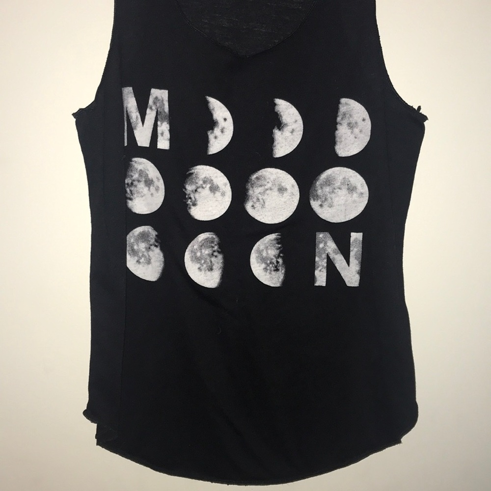 Moon graphic tank